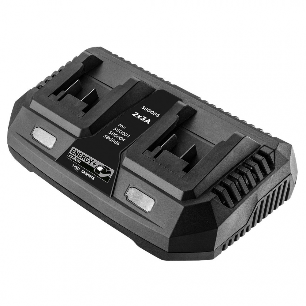 Graphite Energy+ Dubbel Laadstation 6,0 amp p/u