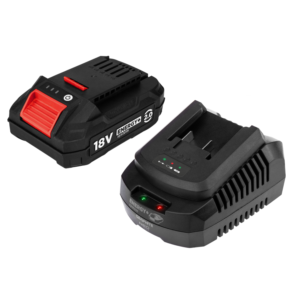 Graphite Energy+ startset 2A accu inclusief acculader