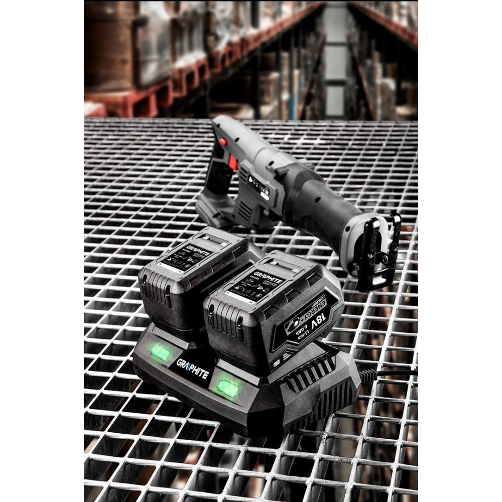 Graphite Energy+ Dubbel Laadstation 6,0 amp p/u