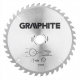 Graphite Circelzaagblad 255mm Asgat 30mm Tanden 40 Dikte 3.2 Vulringen 16/20/25 TCT