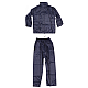 Greenlands regenpak - wind- en waterdicht - blauw - maat M - met capuchon   