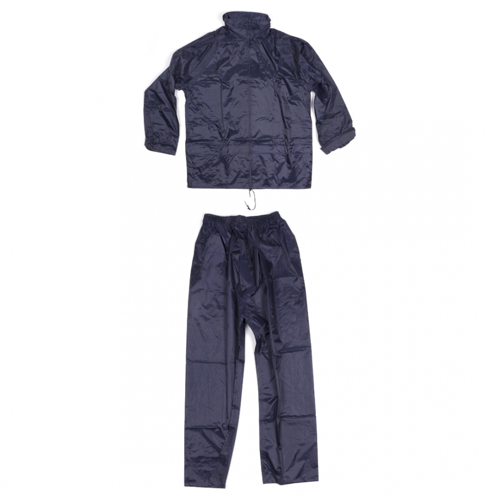 Greenlands regenpak - wind- en waterdicht - blauw - maat XXL - met capuchon