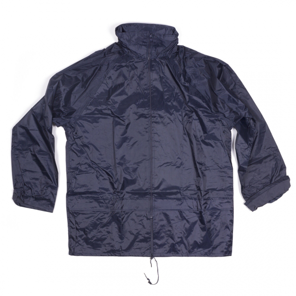 Greenlands regenpak - wind- en waterdicht - blauw - maat L - met capuchon          