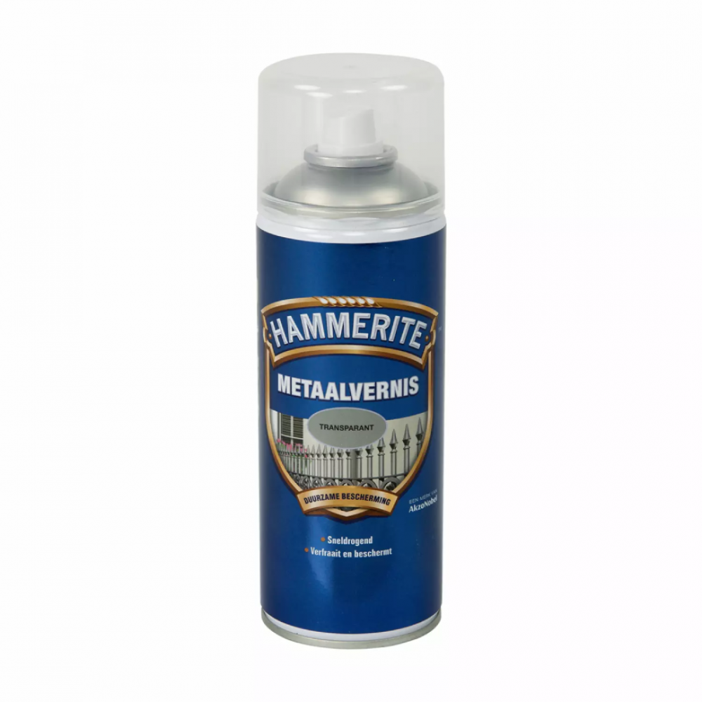 Hammerite metaalvernis transparant hoogglans 400 ml
