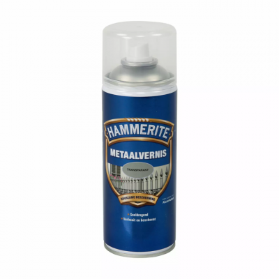 Hammerite metaalvernis transparant hoogglans 400 ml