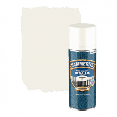 Hammerite metaallak hamerslag wit 400 ml