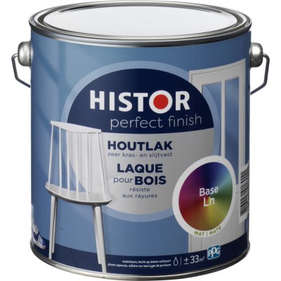 Histor Perfect finish houtlak mat RAL kleur 2,5 liter
