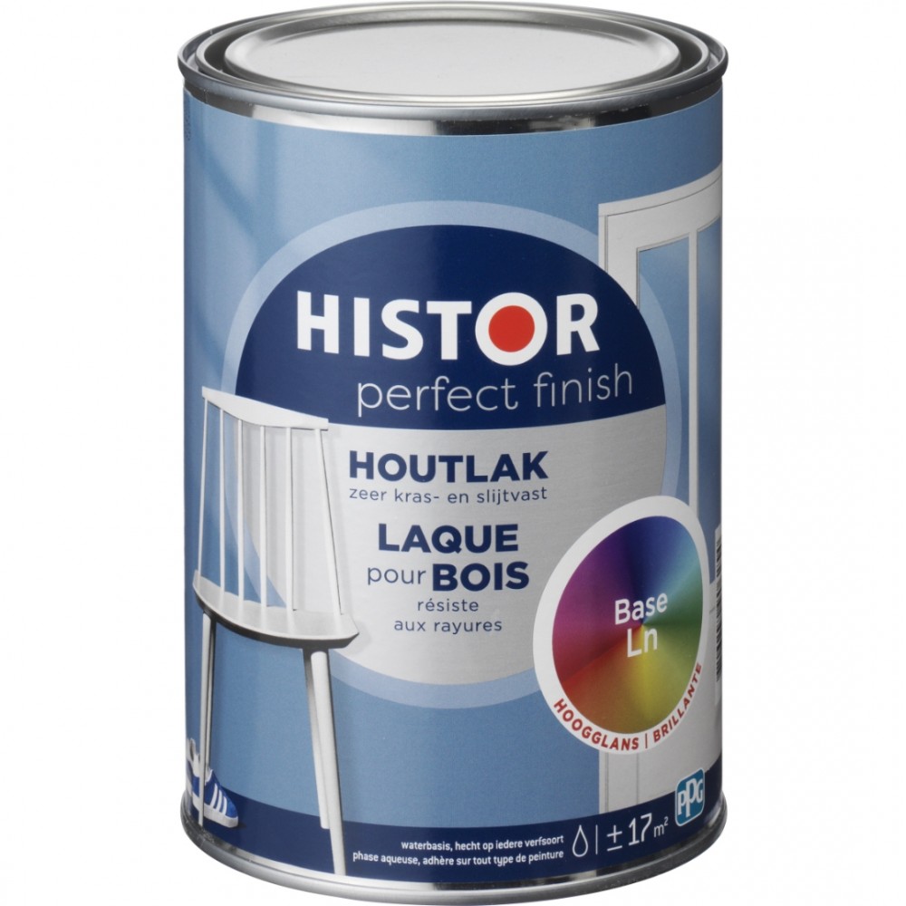 Histor Perfect finish houtlak hoogglans RAL kleur 1,25 liter