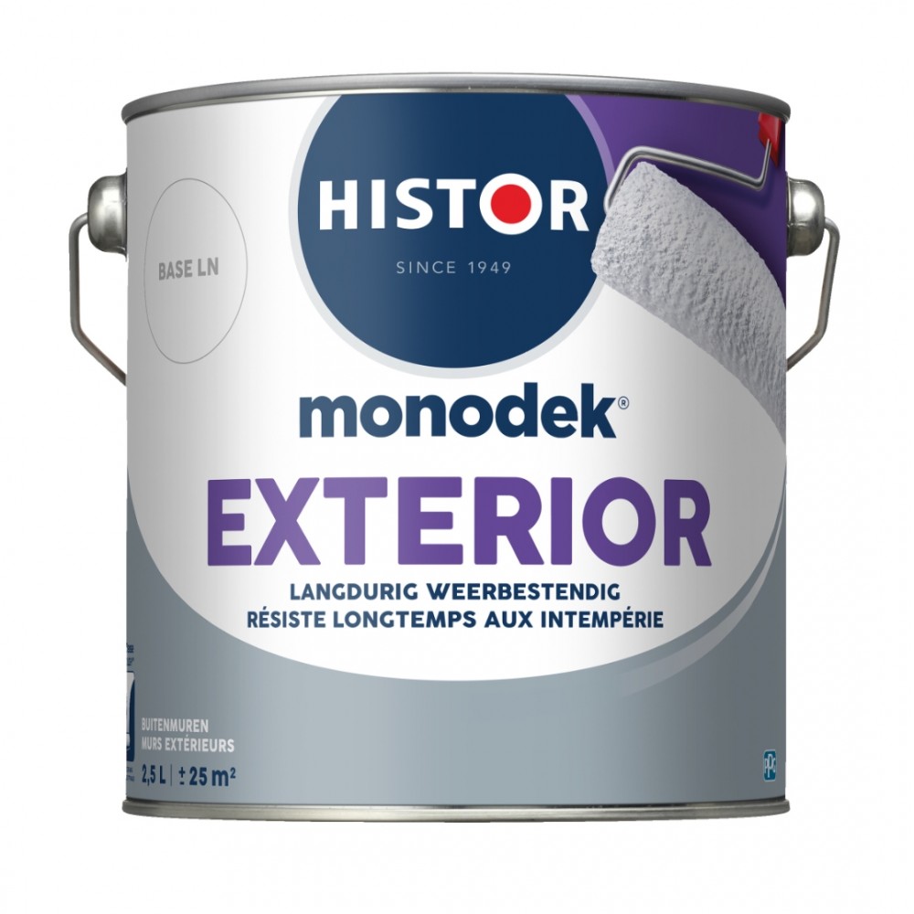 Histor Monodek Exterior muurverf RAL kleur 2,5 liter