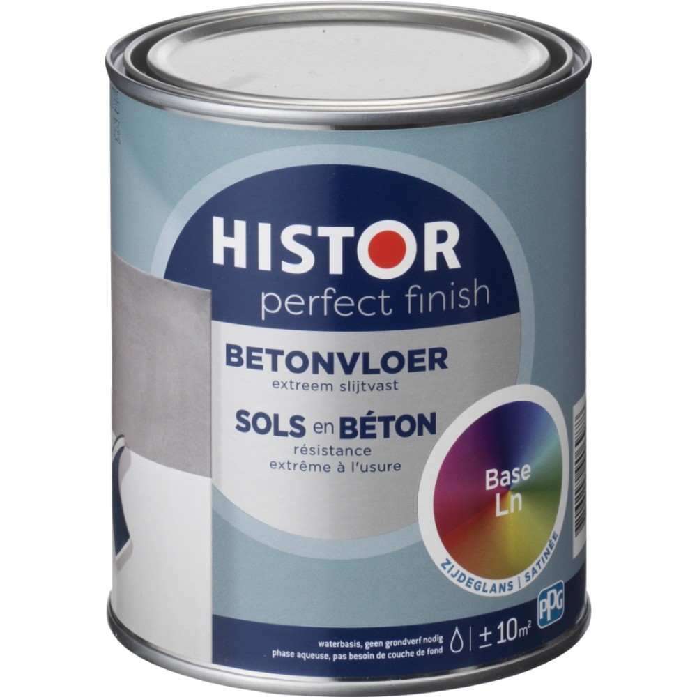 Histor Perfect Finish betonvloer zijdeglans 750ml RAL Kleur