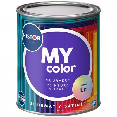 Histor My Color muurverf zijdemat RAL kleur 1 liter