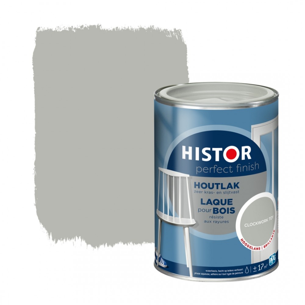 Histor Perfect Finish houtlak clockwork toy hoogglans 1,25 liter