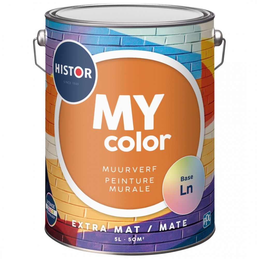 Histor My Color muurverf extra mat RAL kleur 5 liter