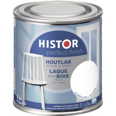 Histor Perfect Finish Houtlak Zijdeglans RAL Kleur 250ml