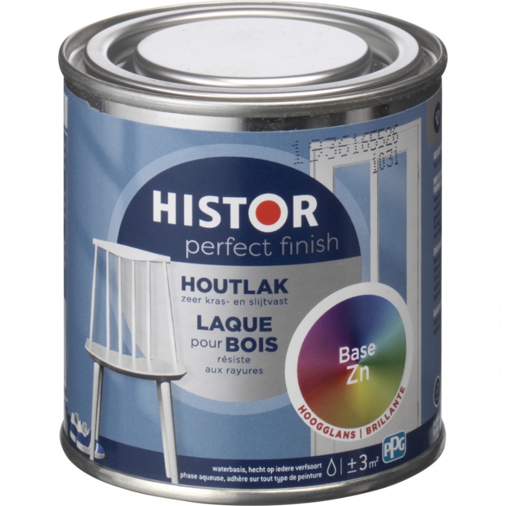 Histor Perfect finish houtlak hoogglans RAL kleur 250 ml