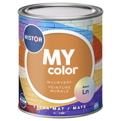 Histor My Color muurverf extra mat RAL kleur 1 liter