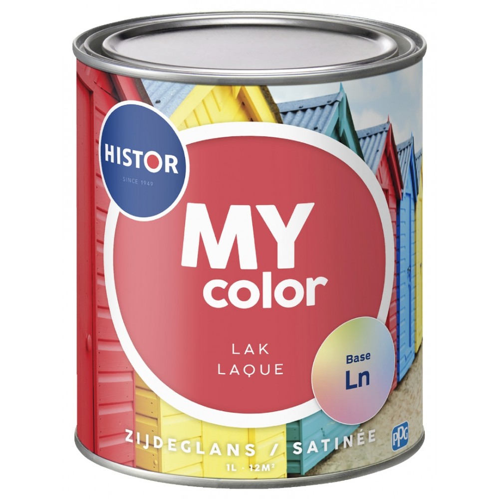 Histor My Color lak zijdeglans RAL kleur 1 liter