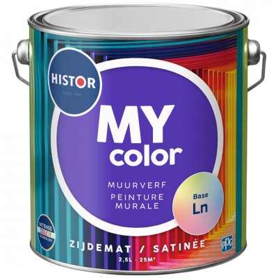 Histor My Color muurverf zijdemat RAL kleur 2,5 liter