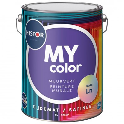 Histor My Color muurverf zijdemat RAL kleur 5 liter