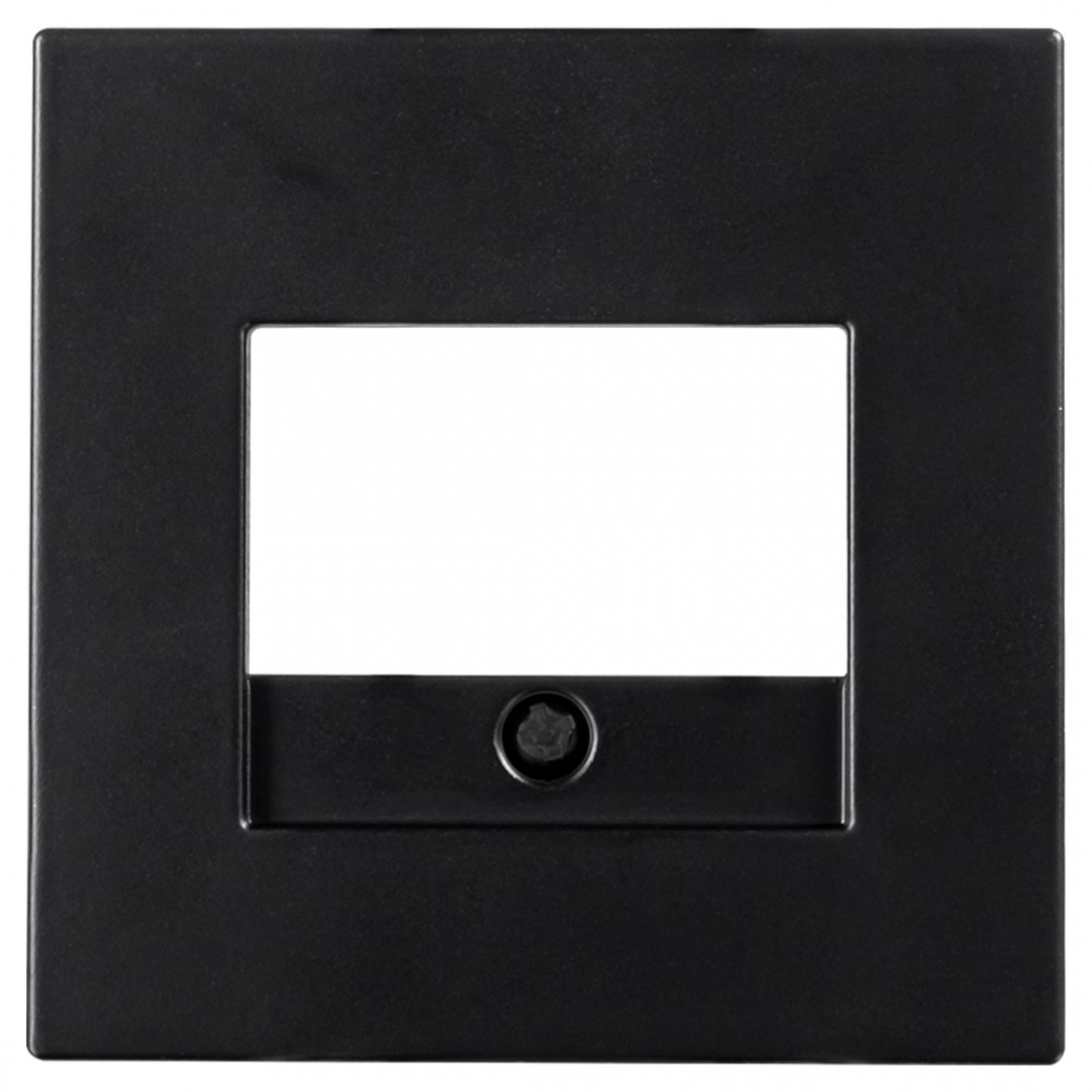 ION Industries V1/J1 centraalplaat TAE/UAE/USB - 55 x 55 mm - mat zwart