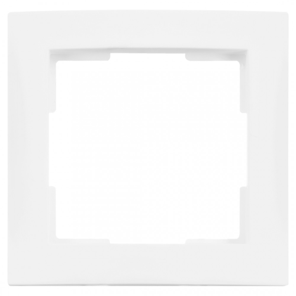 ION Industries E1 afdekraam 1-voudig - verticaal/horizontaal - 80 x 80 x 11 mm - actief wit