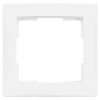 ION Industries E1 afdekraam 1-voudig - verticaal/horizontaal - 80 x 80 x 11 mm - actief wit