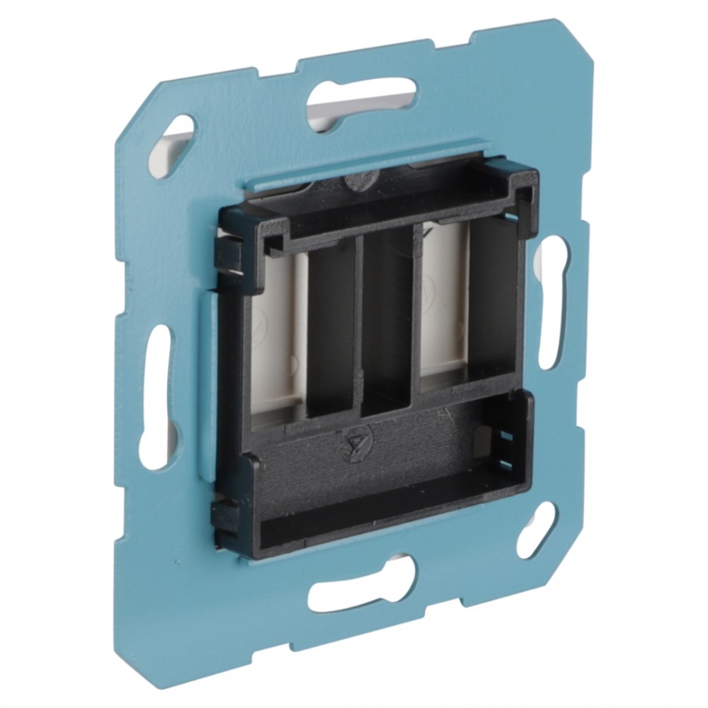 ION Industries V1/J1 contactdoos inbouw - TV/CAT6 - recht - 71 x 71 mm - actief wit