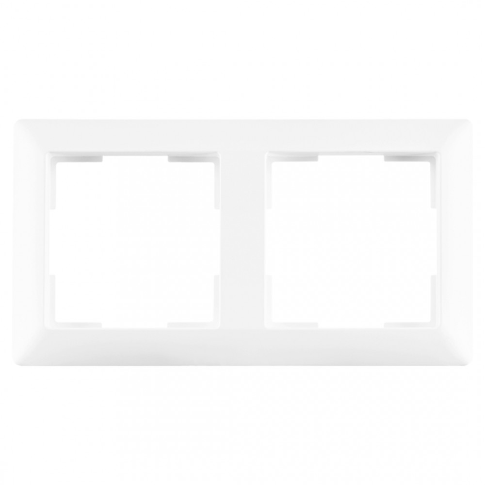 ION Industries J1 afdekraam 2-voudig - verticaal/horizontaal - 153 x 80 x 11 mm - actief wit
