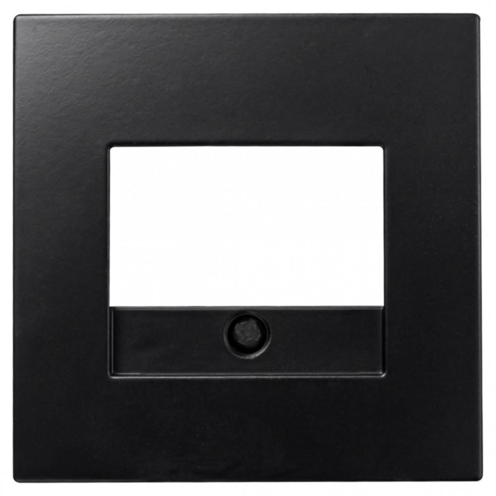 ION Industries E1 centraalplaat TAE/UAE/USB - 55 x 55 mm - mat zwart