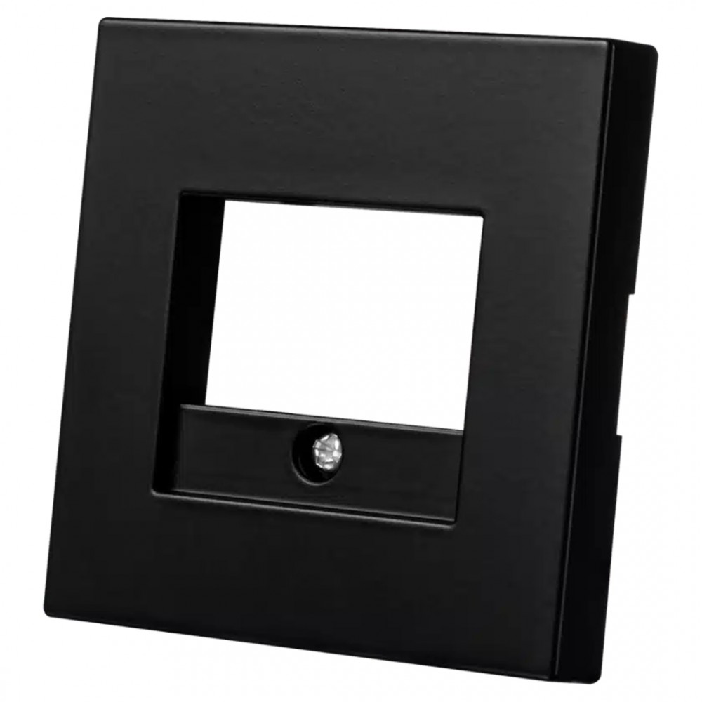 ION Industries V1/J1 centraalplaat TAE/UAE/USB - 55 x 55 mm - mat zwart