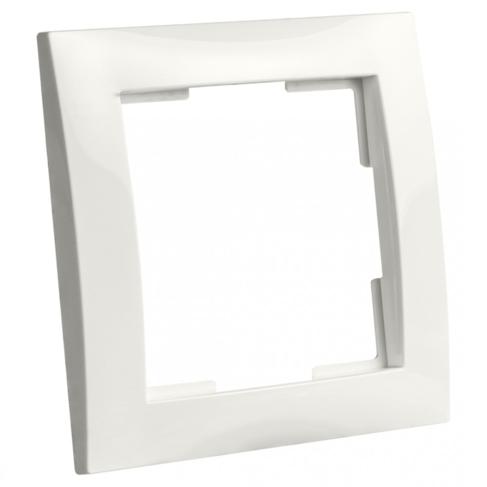 ION Industries E1 afdekraam 1-voudig - verticaal/horizontaal - 80 x 80 x 11 mm - actief wit