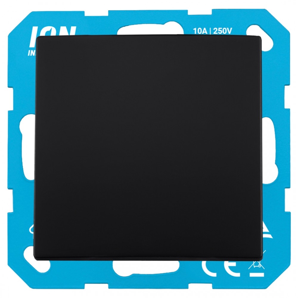 ION Industries E1 schakelaar inbouw - wissel - mat zwart