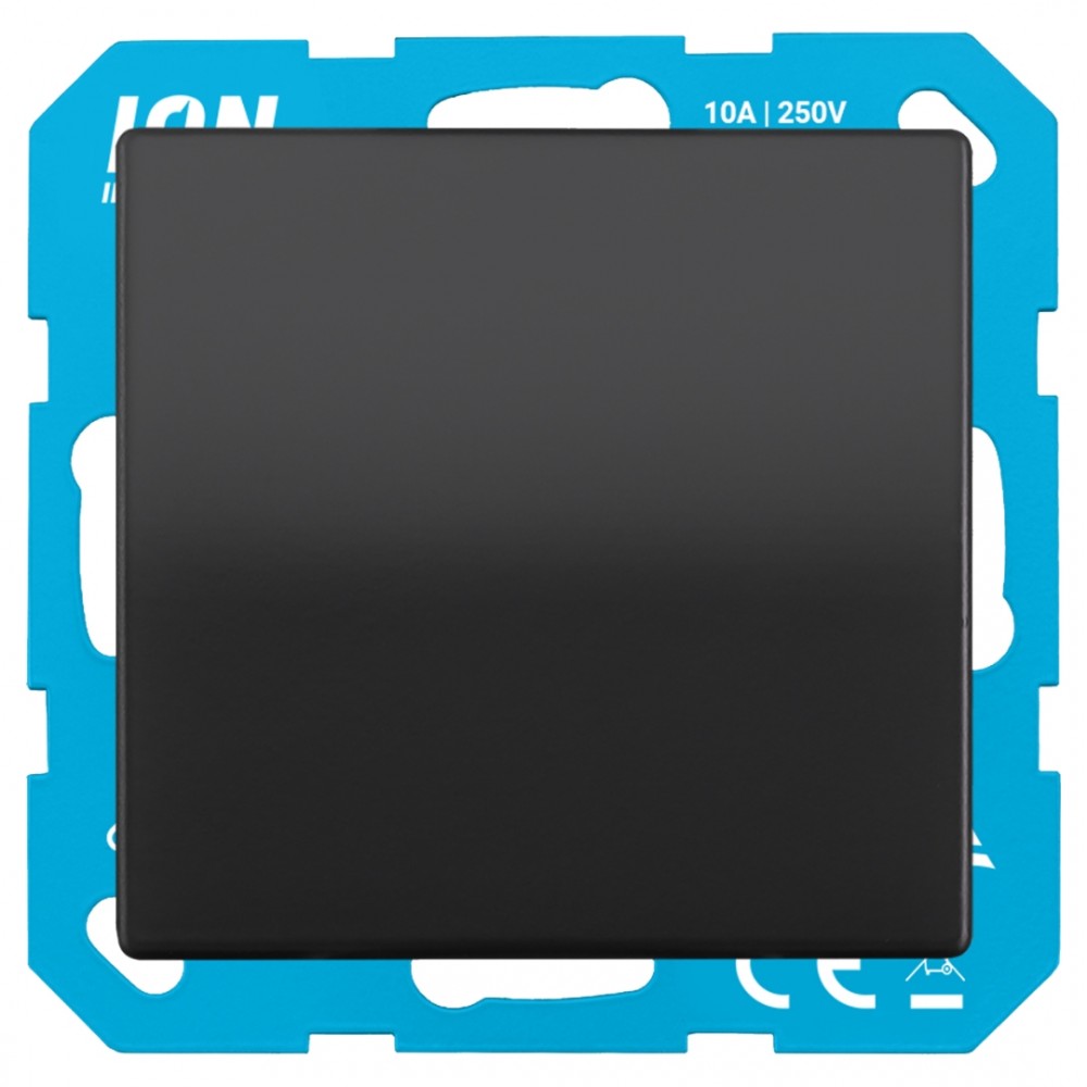 ION Industries V1/J1 schakelaar inbouw - wissel/wissel - mat zwart