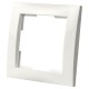 ION Industries E1 afdekraam 1-voudig - verticaal/horizontaal - 80 x 80 x 11 mm - actief wit