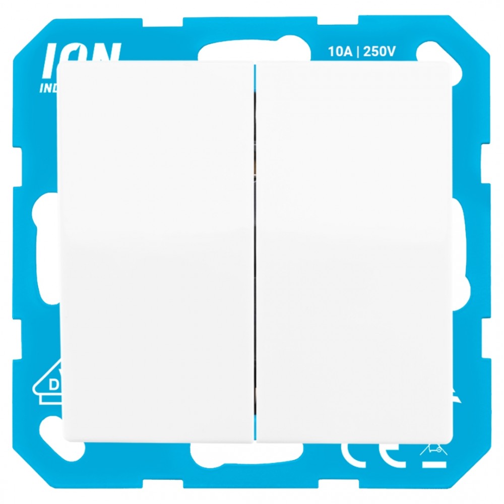 ION Industries E1 schakelaar inbouw - wissel/wissel - actief wit