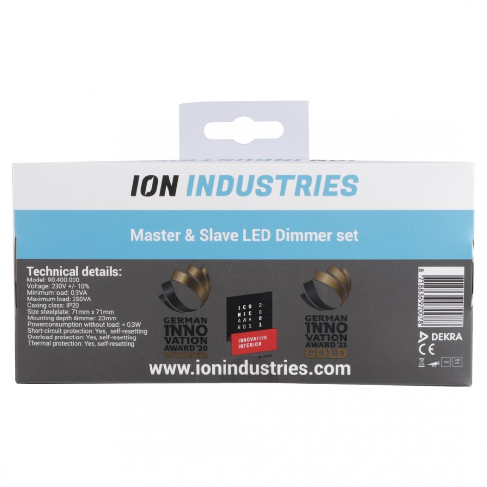ION Industries dimmer set master slave - polarwit