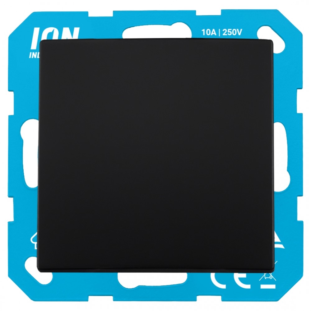 ION Industries E1 schakelaar inbouw - wissel/wissel - mat zwart