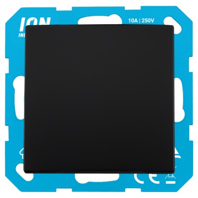 ION Industries E1 schakelaar inbouw - wissel/wissel - mat zwart