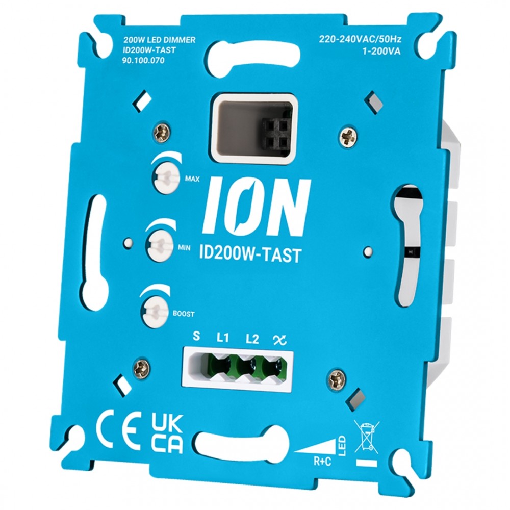 ION Industries tastdimmer LED - 200W - blauw 