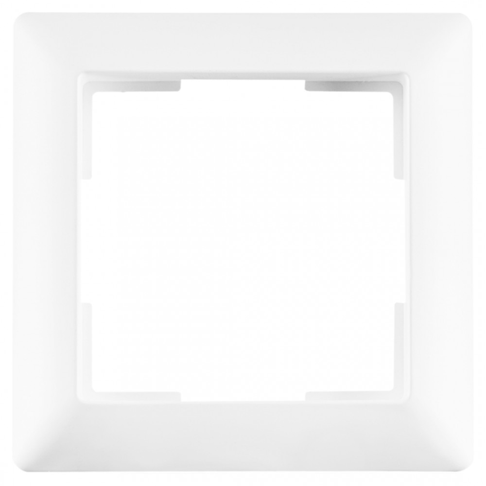 ION Industries J1 afdekraam 1-voudig - verticaal/horizontaal - 80 x 80 x 11 mm - actief wit