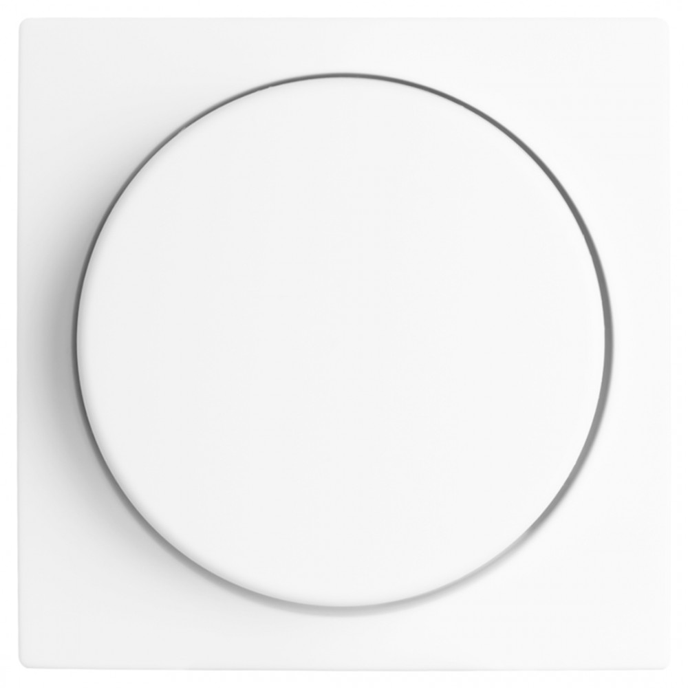 ION Industries E1 centraalplaat met knop - dimmer - 55 x 55 mm - actief wit