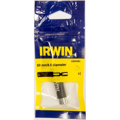 Irwin schroefgeleider 80 mm met hex aansluiting voor snel en recht schroeven.