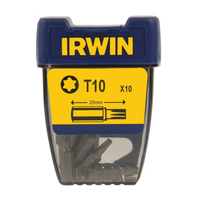 Irwin bits Torx TX10 - 1/4 25mm 10 stuks - 10504351