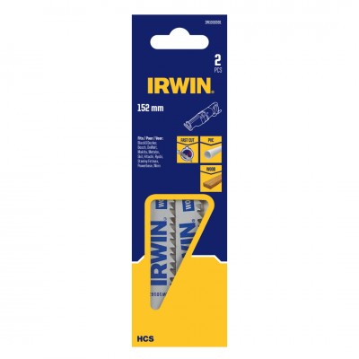 Irwin reciprozaagblad voor hout / PVC - 2 stuks - 152 mm