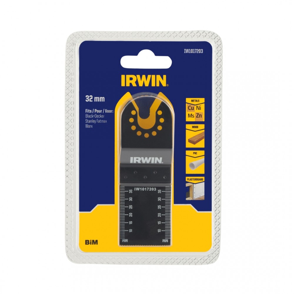Irwin multitool accessoire - invalzaagblad voor hout / metaal voor B+D multitool MT300KA - 32 x 40 mm