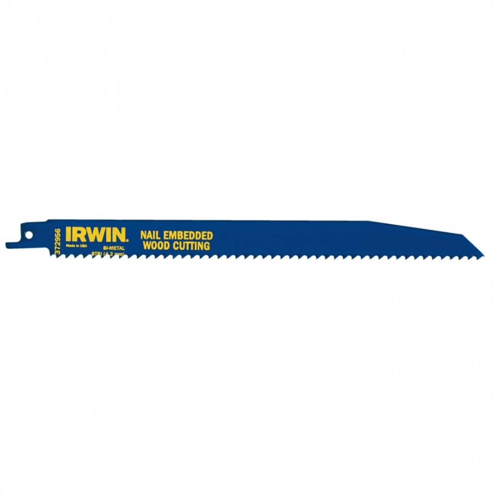 Irwin reciprozaagblad voor hout met spijkers - 5 stuks - 225 mm