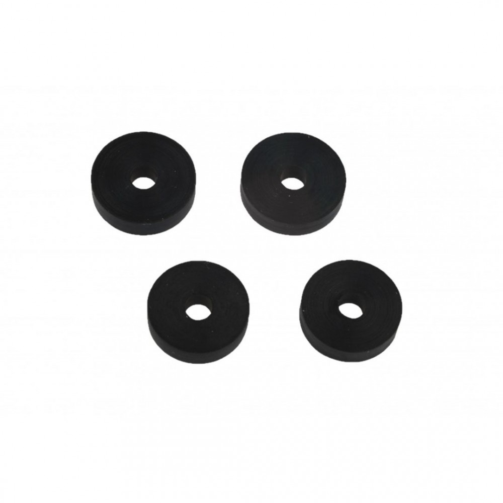 Kirchhoff Assortiment kraanschijfpakkingen, Rubber, 4 x 13 x 4/4 x 14 x 4 mm voor bovenstuk (2x2)