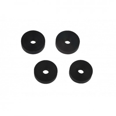Kirchhoff Assortiment kraanschijfpakkingen, Rubber, 4 x 13 x 4/4 x 14 x 4 mm voor bovenstuk (2x2)