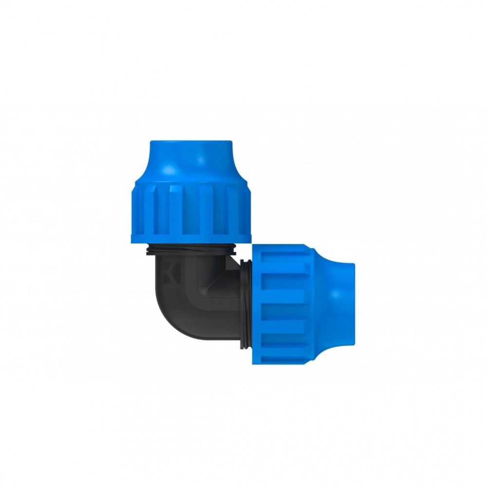 Kirchhoff PP knie 90°, 25 mm, knelfitting voor tyleen/socarex