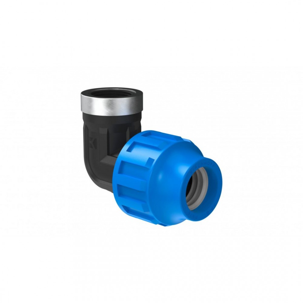 PP knie 90 25 mm x 3/4BI knelfitting voor tyleen/socarex